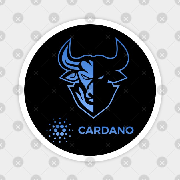 Cardano ADA coin Crypto coin Crytopcurrency Magnet by JayD World